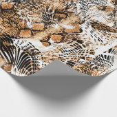 Colorful Pattern Study, Leopard, Zebra, Camouflage Cadeaupapier (Hoek)
