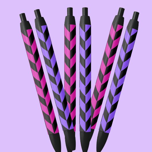 Colorful Pattern Zwarte Inkt Pen