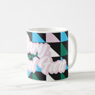 Colorful Patterned Sorry, raar Fart Funny Koffiemok