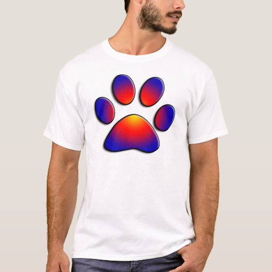 COLORFUL PAW T-SHIRT (Voorkant)