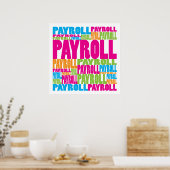 Colorful Payroll Poster (Keuken)