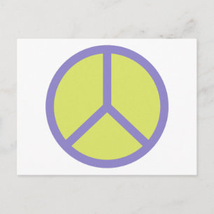 Colorful Peace Sign-briefkaart Briefkaart