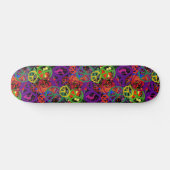 COLORFUL PEACE SIGN COLLAGE SKATEBOARD (Horizontaal)
