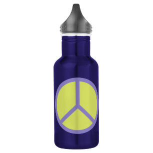 Colorful Peace Signale bouteilles d'eau