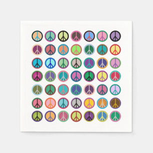 Colorful Peace Symbols Servet