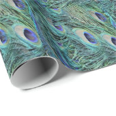 Colorful Peacock Cadeaupapier (Rol Hoek)