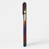 Colorful Peacock Feathers iPhone Hoesje (Linkerkant)