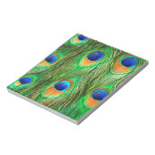 Colorful Peacock Feathers Print Notitieblok (Gedraaid)