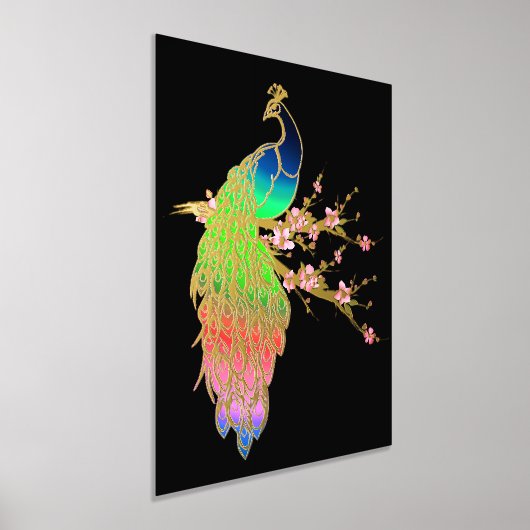 Colorful Peacock Folie Afdrukken (Laagn)