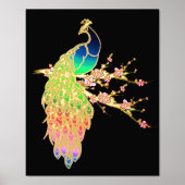 Colorful Peacock Folie Afdrukken (Voorkant)