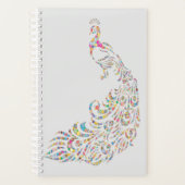 Colorful Peacock Planner Multicolkleurig (Voorkant)