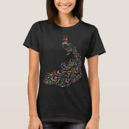 Colorful Peacock T-shirt