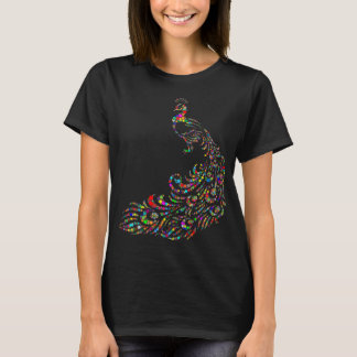 Colorful Peacock T-shirt