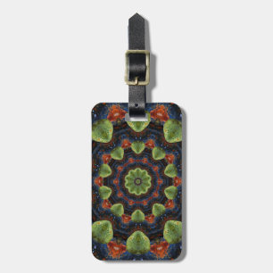 Colorful Pebble Kaleidoscope Bagagelabel