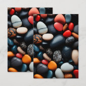 Colorful Pebbles Kaart (Voorkant / Achterkant)