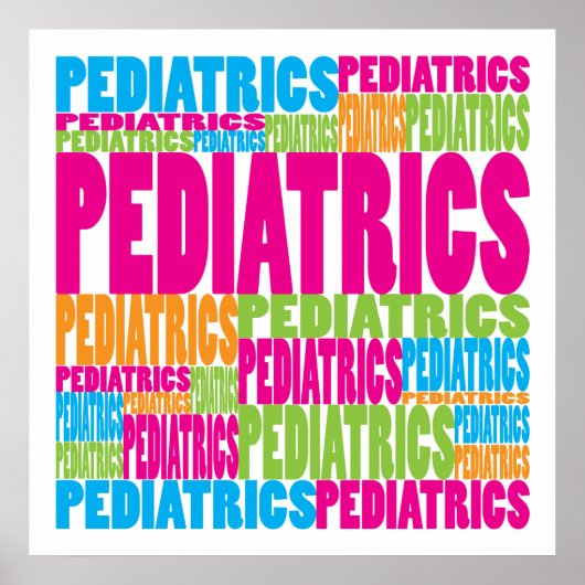Colorful Pediatrics Poster (Voorkant)