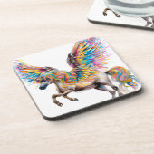 Colorful Pegasus Bier Onderzetter (Linkerzijde)
