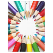 Colorful Pencils Klembord (Achterkant)