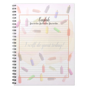 Colorful Pencils Notitieboek
