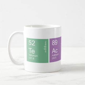 Colorful Periodic Table Science Teacher Koffiemok