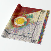 Colorful Persian Carpet mandala pattern Cadeaupapier (Uitgerold)