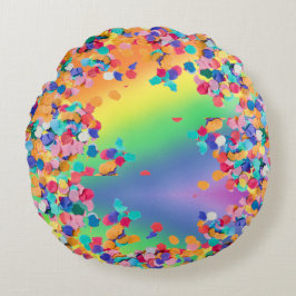 colorful personalize picture HP Laptop Skin Rond Kussen