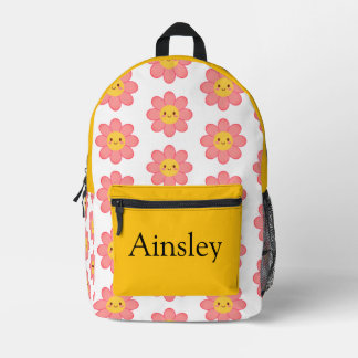 Colorful personalized backpack, kids cute bedrukte rugzak