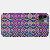Colorful phone case featuring a vibrant geometric  (Achterkant (horizontaal))
