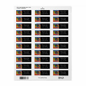 Colorful Piano Keys Etiket (Full Sheet)