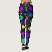 Colorful Pickleball Balls  Leggings (Achterkant)