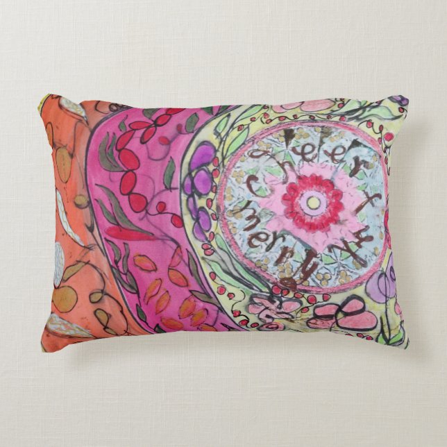 Colorful Pillow Accent Kussen (Voorkant)