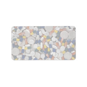 Colorful Pills Etiket