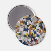 Colorful Pills Magneet (Voorkant / Achterkant)