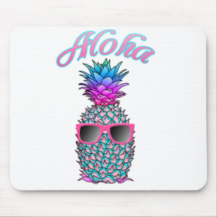 Colorful Pineapple Hawaiian Aloha Muismat