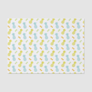 Colorful Pineapples Patroon Tissuepapier