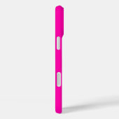Colorful Pink Neon Monogram Trendy Mode Colors Case-Mate iPhone Case (Achterkant / Rechts)