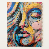 Colorful pixel art planner with vibrant design (Dos)