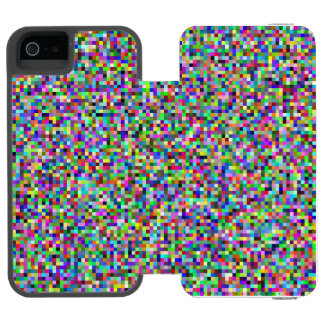 Colorful Pixel Squares Background Pattern