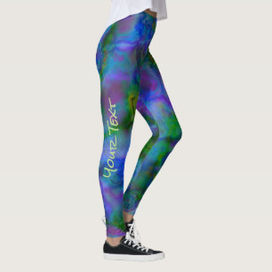 Colorful Plasma-Leggings Leggings