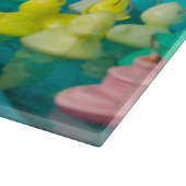 Colorful Plastic Fair Ducks Game Snijplank (Hoek)