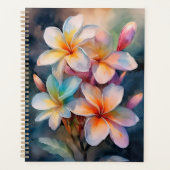 Colorful Plumeria Planner (Voorkant)