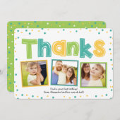 Colorful Polka Dot Bedankt | Hartelijk dank (Voorkant / Achterkant)