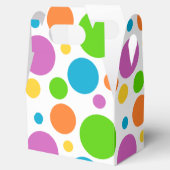 Colorful Polka-dot Favor Box Bedankdoosjes (Geopend)