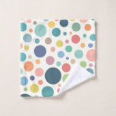 Colorful Polka Dots Bad Handdoek (Wasdoekje)