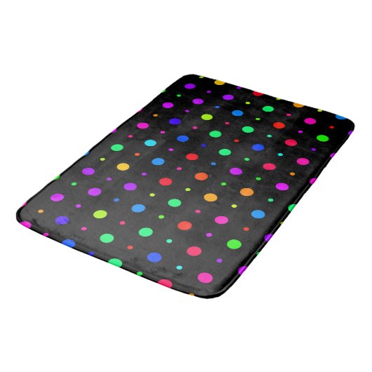 Colorful Polka Dots Badmat (Gekanteld)