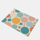 Colorful Polka Dots Deurmat (Schuin)