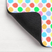 Colorful Polka Dots Muismat (Hoek)