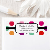 Colorful Polka Dots Pattern Etiket (Insitu)