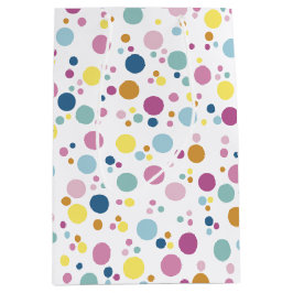 Colorful Polka Dots Pattern Medium Cadeauzakje
