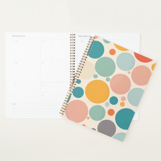 Colorful Polka Dots Planner (Display)